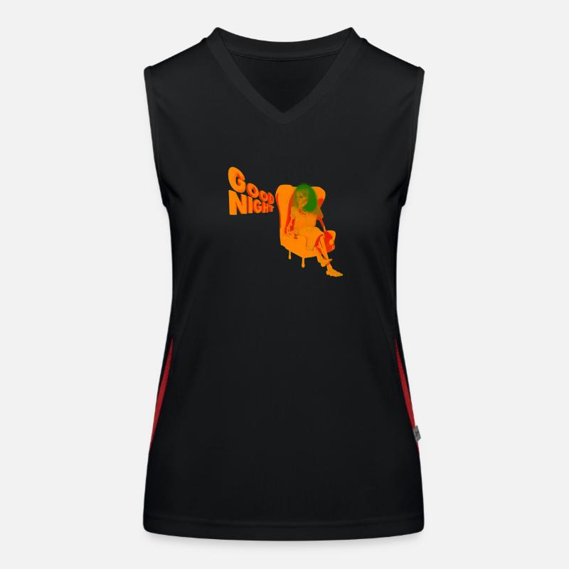 GOOD NIGHT Women's Functional Contrast Tank Top