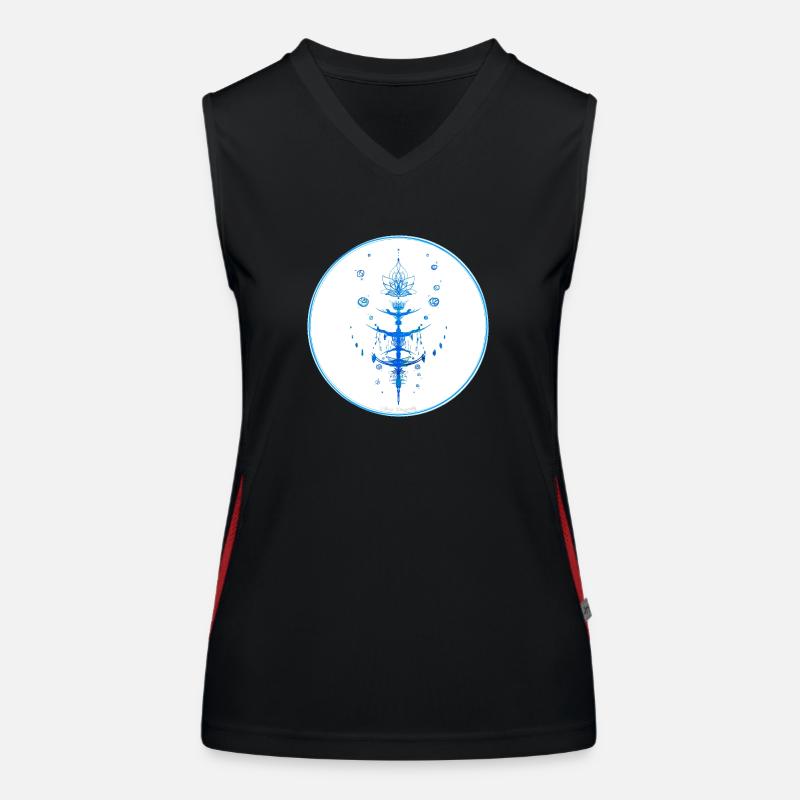 Mystique Collection ~ light blue ~ n°9 Women's Functional Contrast Tank Top