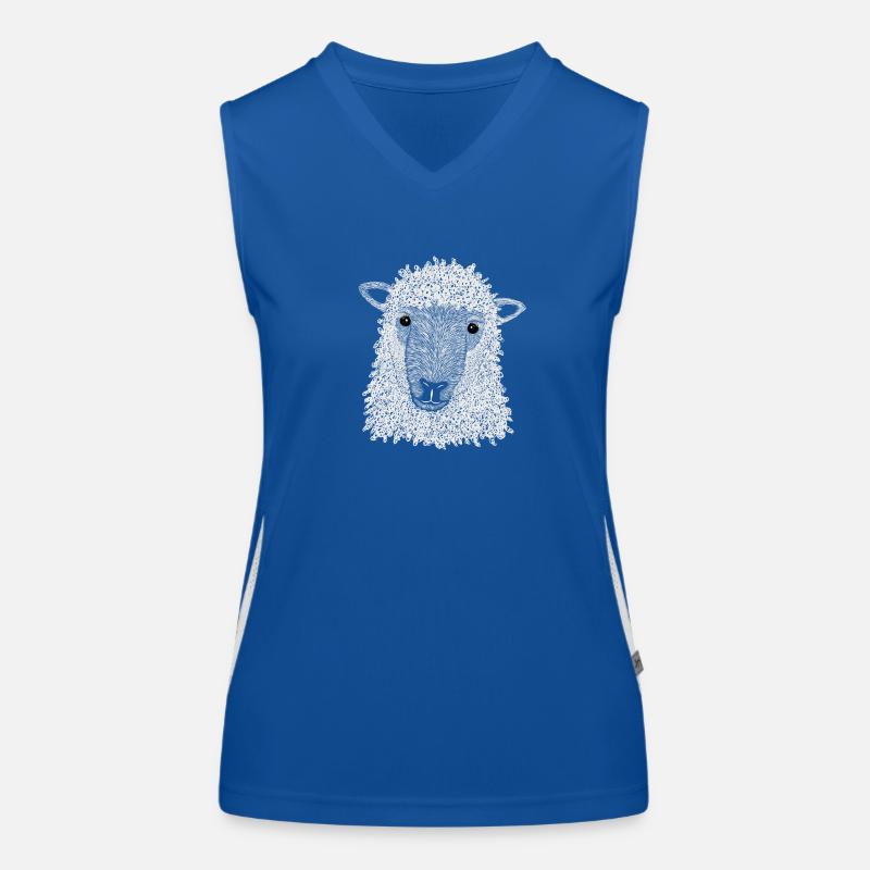Sheep Women's Functional Contrast Tank Top