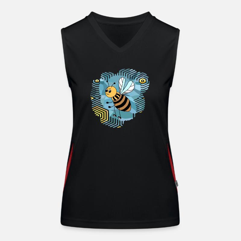 Insecte Débardeur respirant contrasté Femme