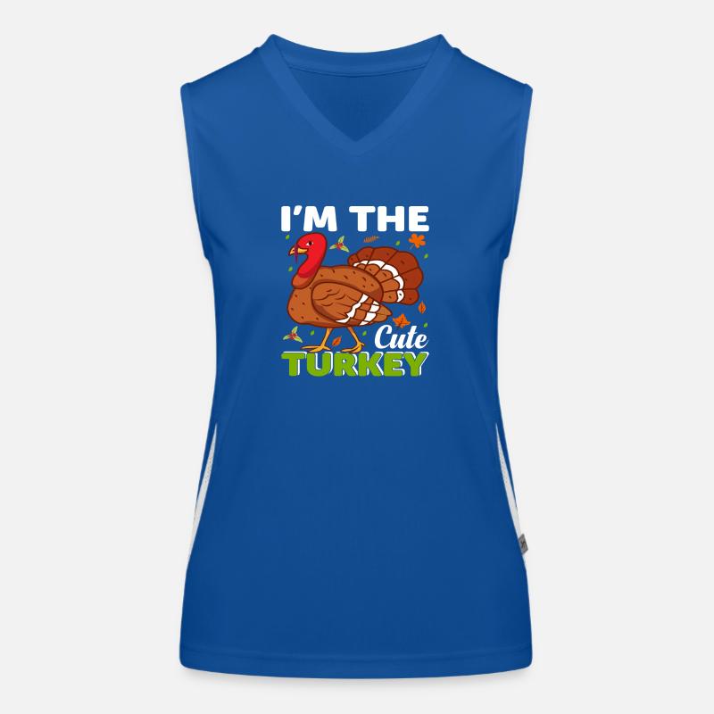 I ́m the cute Turkey Women's Functional Contrast Tank Top