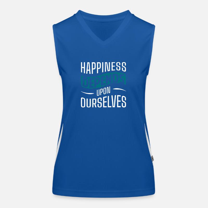 Kleeblatt Freude Liebe Optimismus Funktionelles Kontrast-Tank Top für Frauen