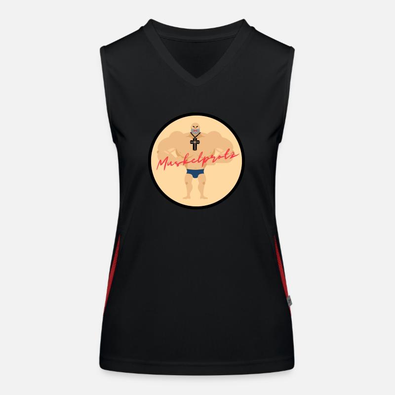 Muskelprotz Funktionelles Kontrast-Tank Top für Frauen