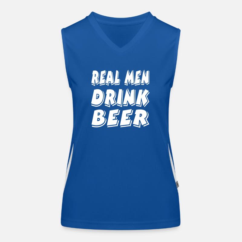 Birra Top sportivo da donna in contrasto cromatico