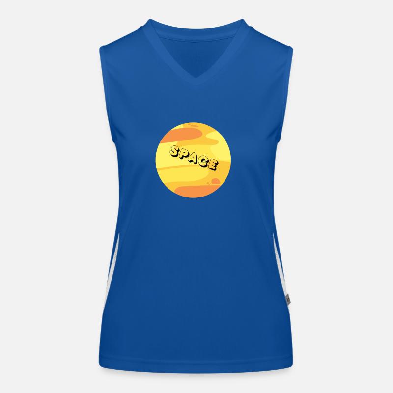 Space 4.0 Funktionelles Kontrast-Tank Top für Frauen