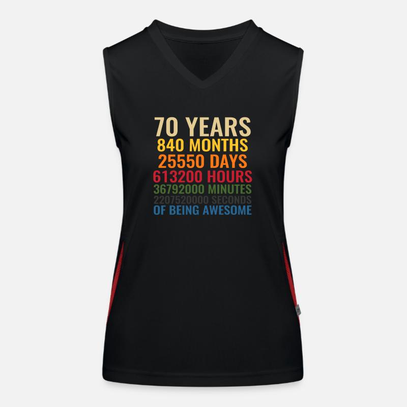 70 Years Women's Functional Contrast Tank Top