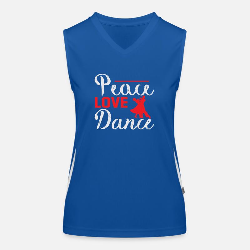 Danse de l’amour de la paix Débardeur respirant contrasté Femme