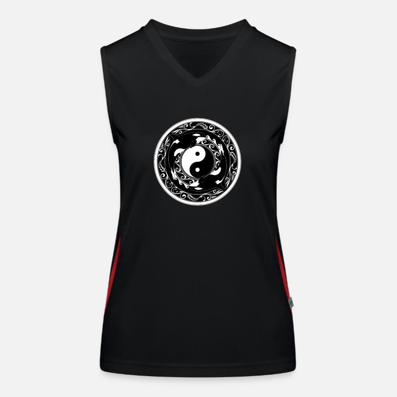 Orques Yin Yang Débardeur respirant contrasté Femme