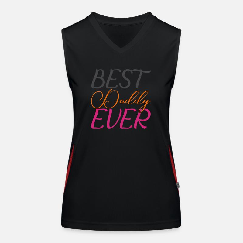 Best Daddy Ever Women's Functional Contrast Tank Top