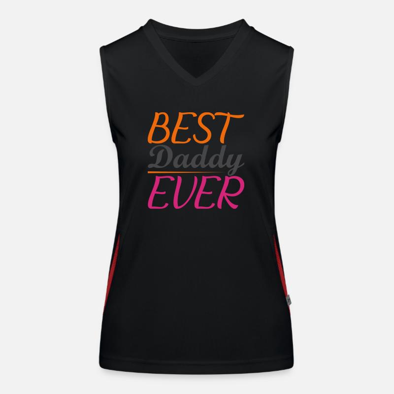 Best Daddy Ever Funktionelles Kontrast-Tank Top für Frauen