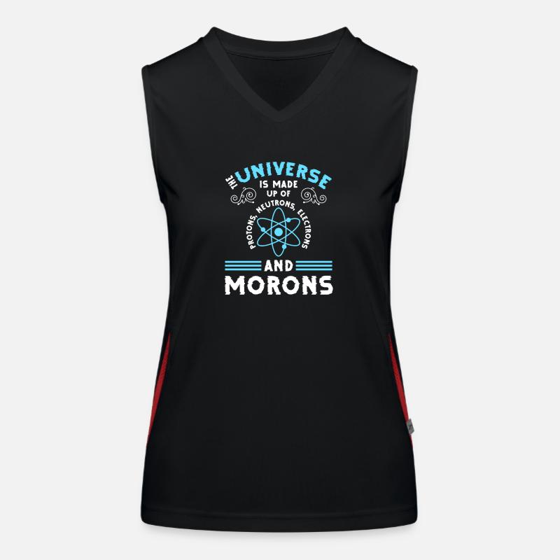 Astronaut astronomy space travel solar system Women's Functional Contrast Tank Top