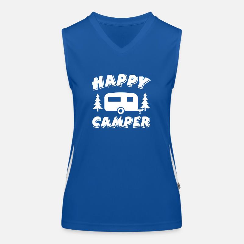 Campeur Débardeur respirant contrasté Femme