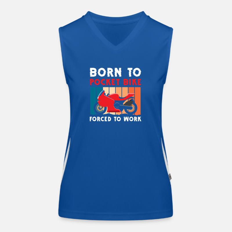 Motorrad Cool Moped Funktionelles Kontrast-Tank Top für Frauen