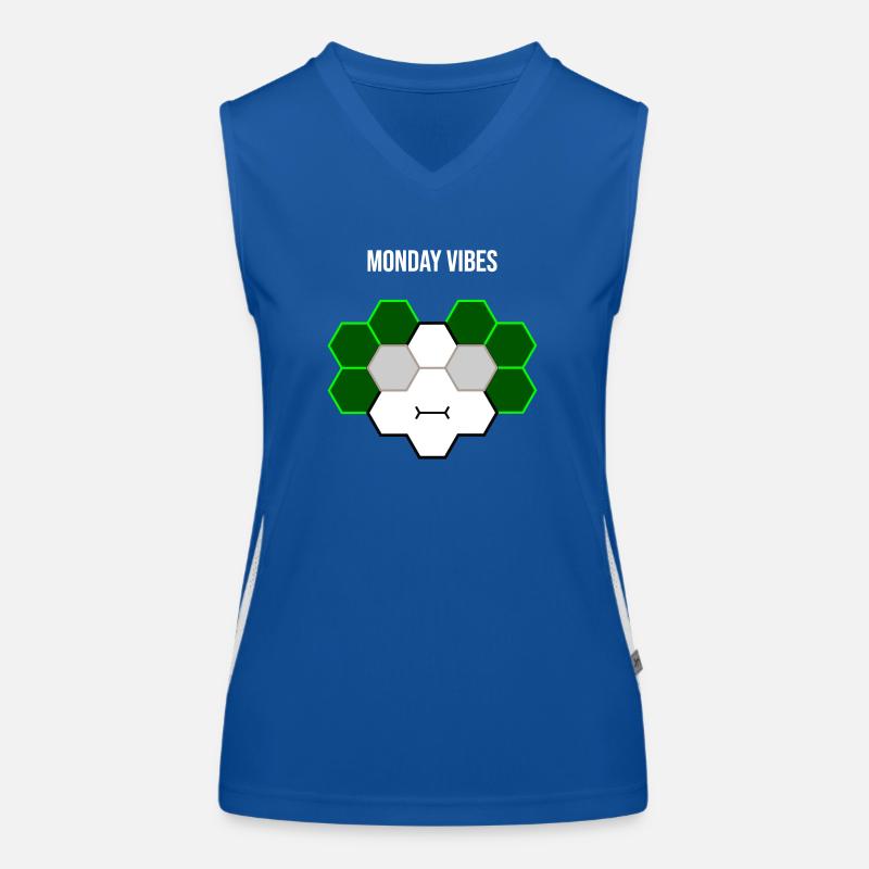 Monday vibes... it's Monday again Women's Functional Contrast Tank Top