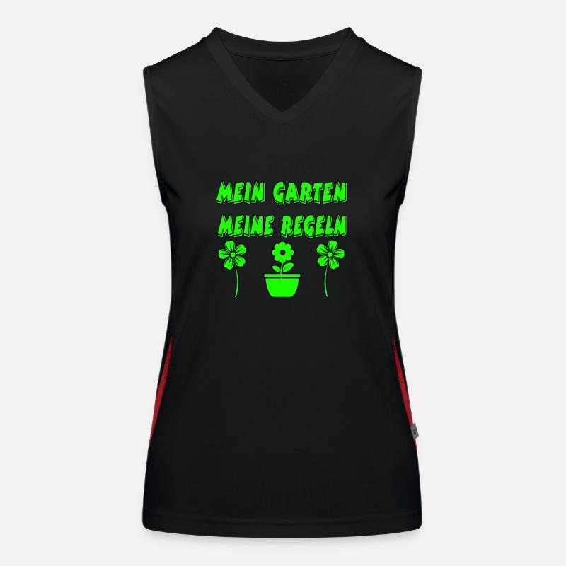 Garten Funktionelles Kontrast-Tank Top für Frauen