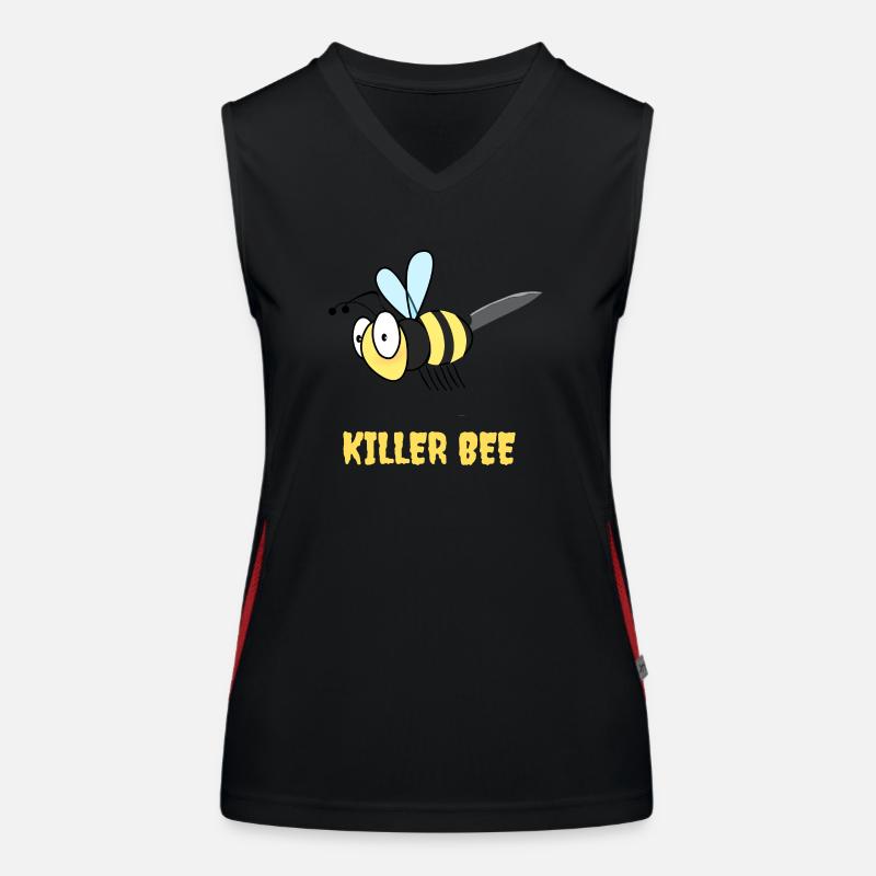 KILLER BEE Funktionelles Kontrast-Tank Top für Frauen