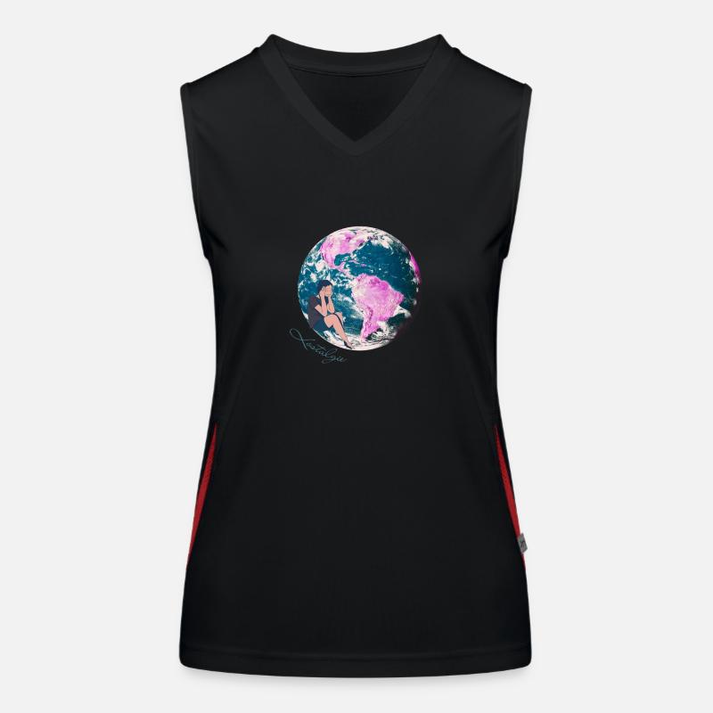 Lostalgie Funktionelles Kontrast-Tank Top für Frauen
