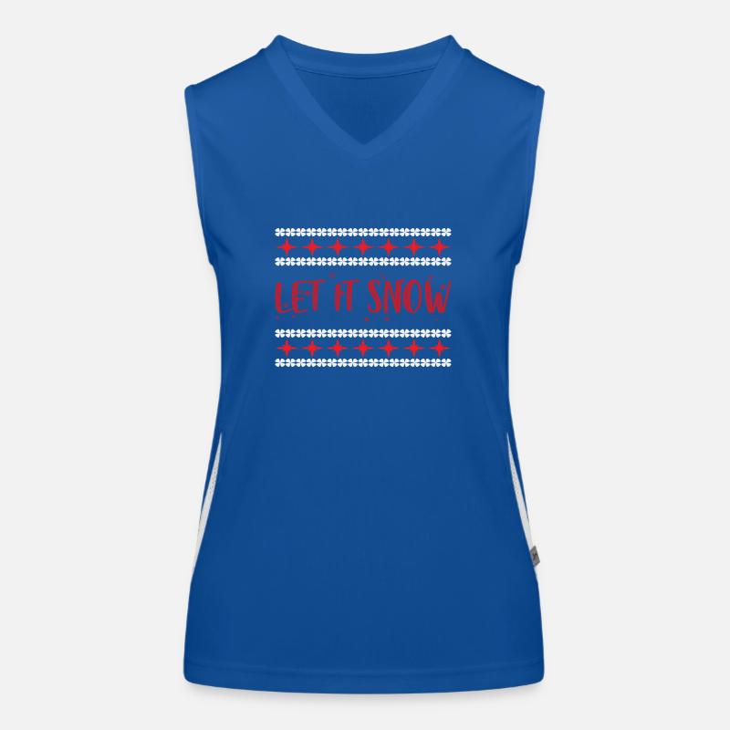 Let it Snow Women's Functional Contrast Tank Top