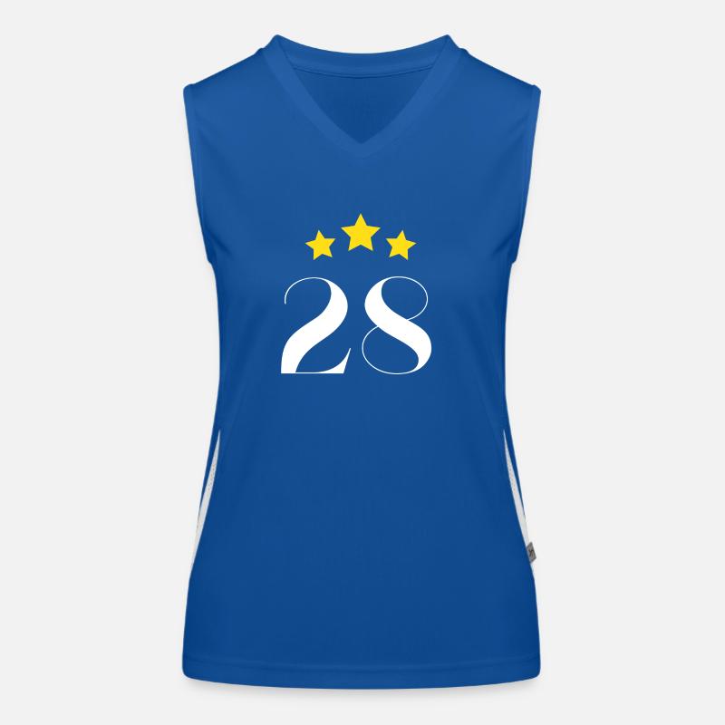 28th Anniversary Starred Women's Functional Contrast Tank Top