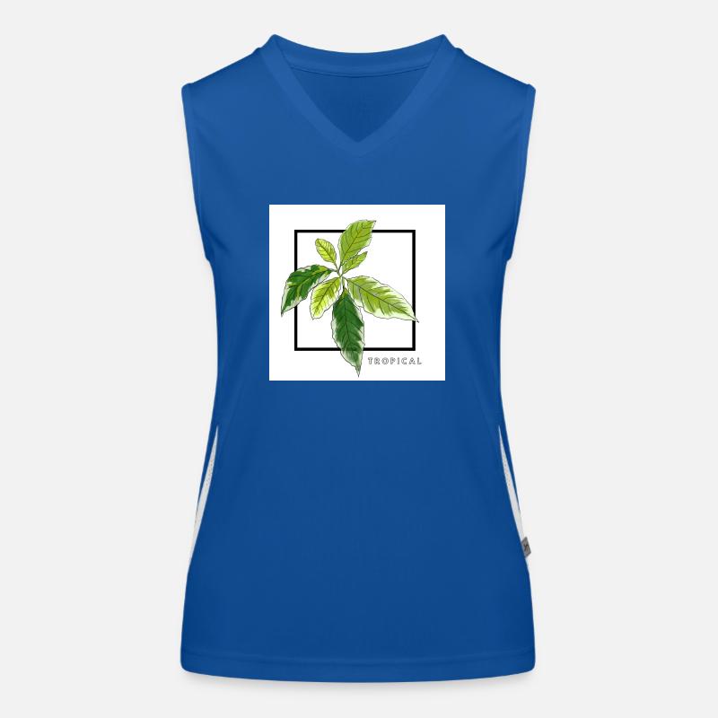 TROPISCH Funktionelles Kontrast-Tank Top für Frauen