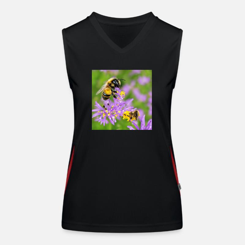 Abeille douce Débardeur respirant contrasté Femme