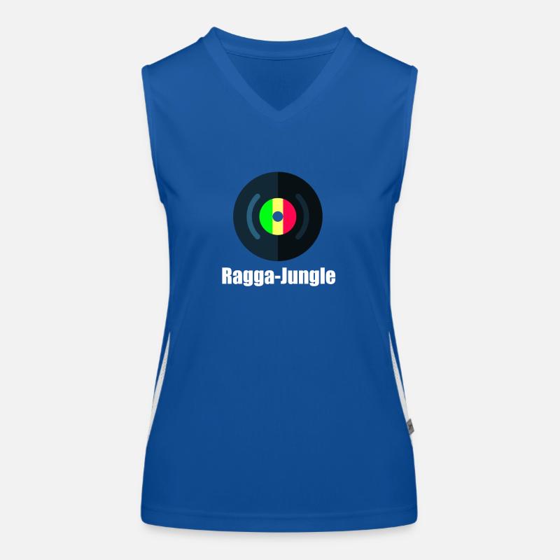 Ragga-Jungle Funktionelles Kontrast-Tank Top für Frauen
