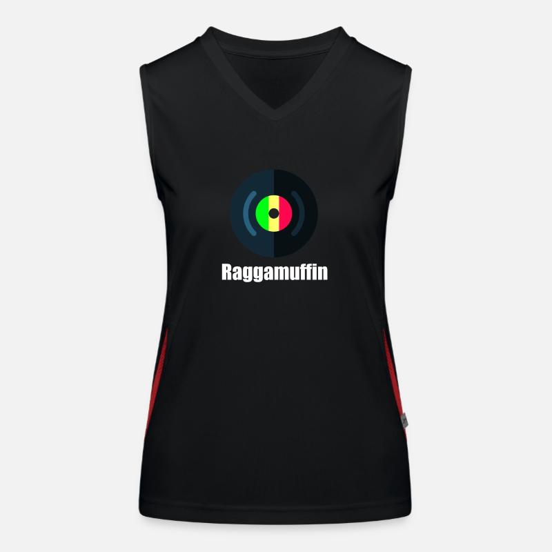 Raggamuffin Funktionelles Kontrast-Tank Top für Frauen