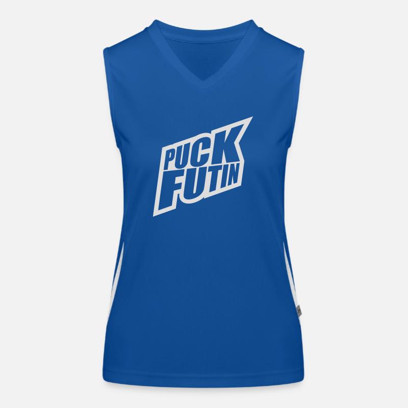 Conception du logo Puck Futin Débardeur respirant contrasté Femme