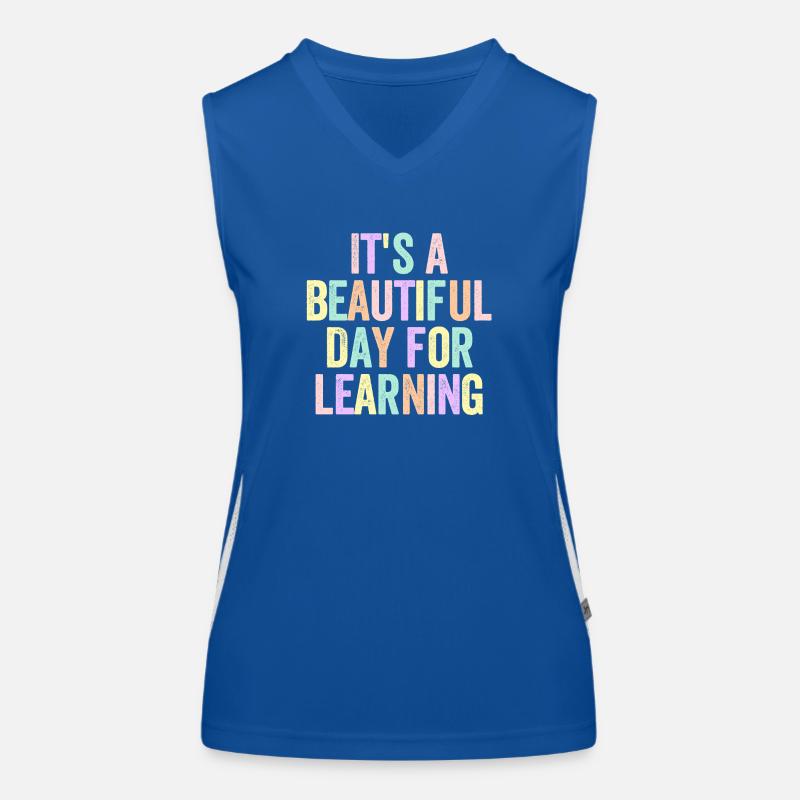 It's a beautiful day for learning Women's Functional Contrast Tank Top