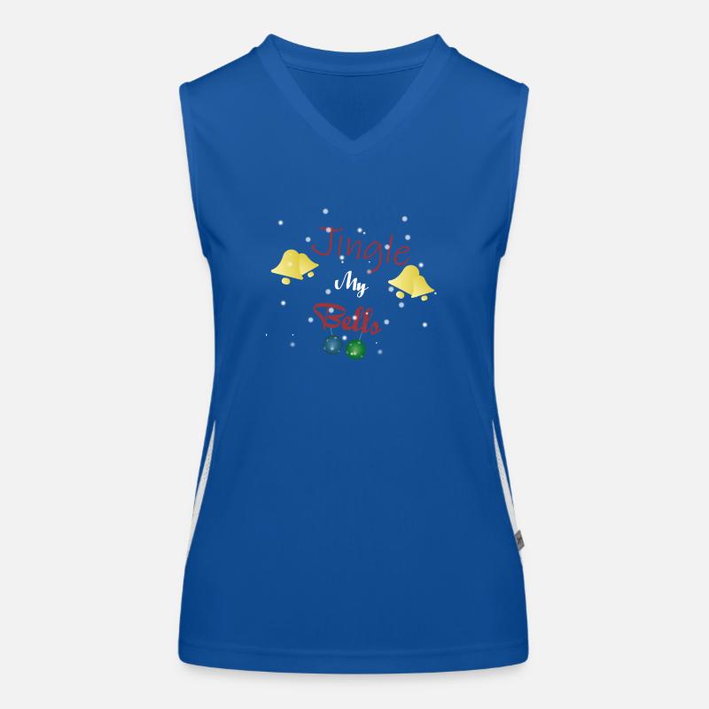 Jingle mes couilles Débardeur respirant contrasté Femme