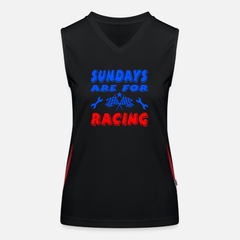 Car Women's Functional Contrast Tank Top
