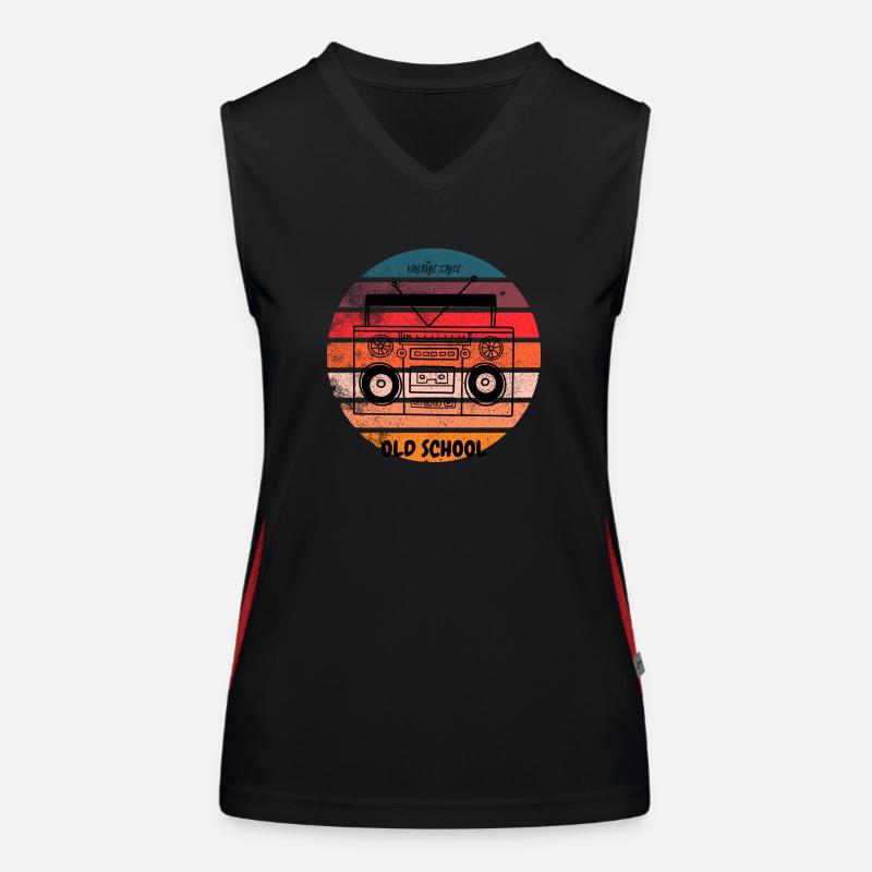 OLD SCHOOL Funktionelles Kontrast-Tank Top für Frauen