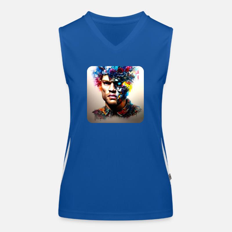 Son roulement profond Débardeur respirant contrasté Femme