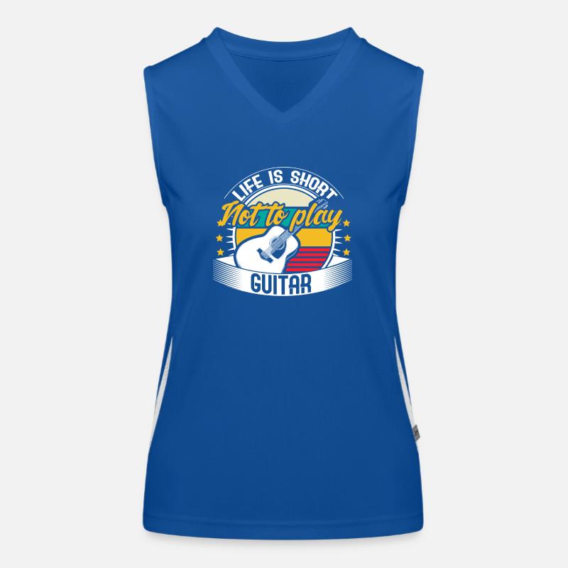 Gitarre Rock Geschenk Funktionelles Kontrast-Tank Top für Frauen