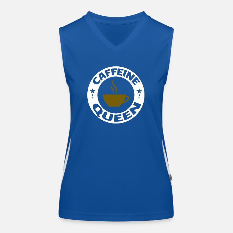 Caffeine Queen Women's Functional Contrast Tank Top