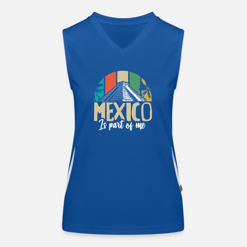 Mexico Cactus State Women's Functional Contrast Tank Top
