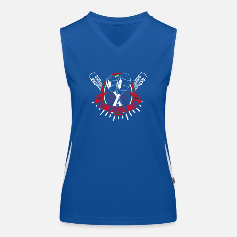 Idée cadeau Mexico Salsa Pride Débardeur respirant contrasté Femme