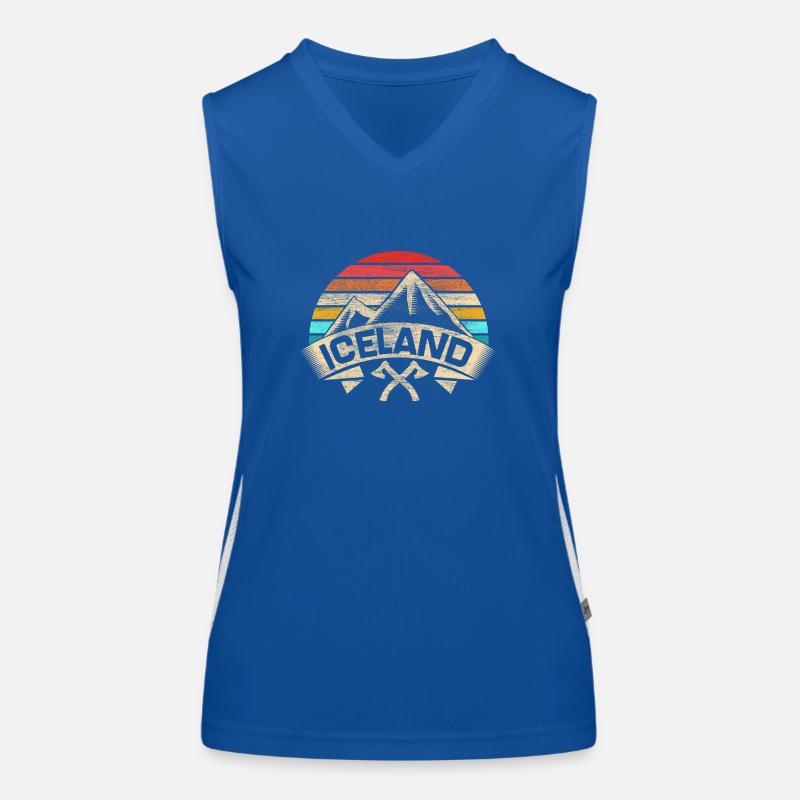 Icelandic Horses Origin Women's Functional Contrast Tank Top