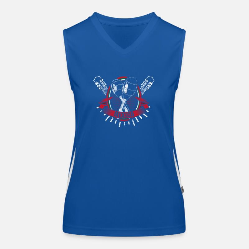 Mexico Cactus Flag Gift Women's Functional Contrast Tank Top