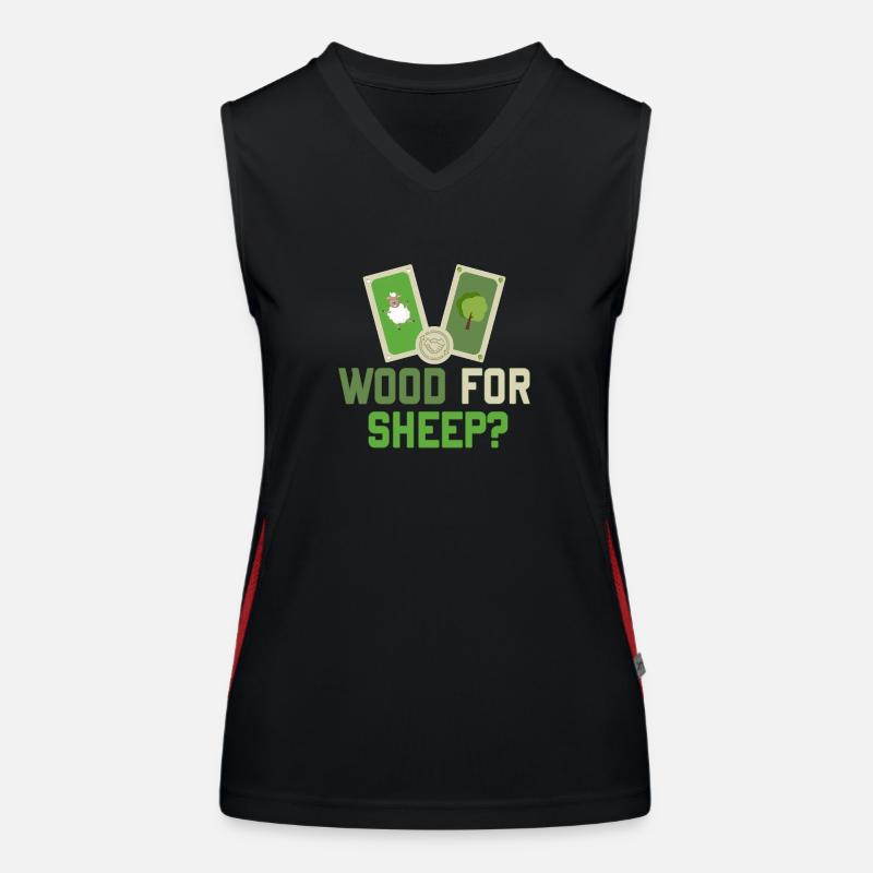 Wood for Sheep Women's Functional Contrast Tank Top