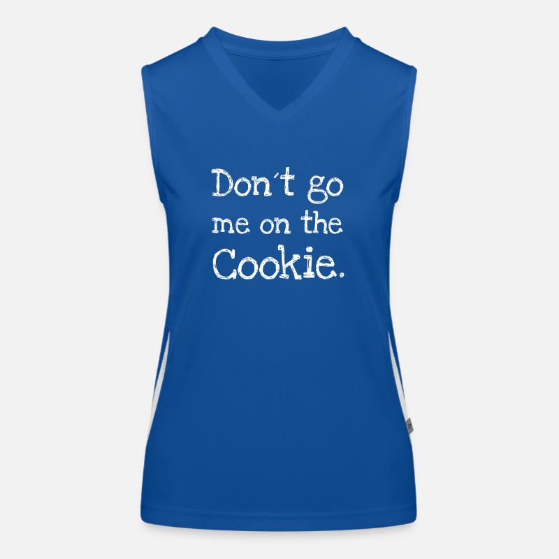 Ne me sortez pas du Cookie Débardeur respirant contrasté Femme