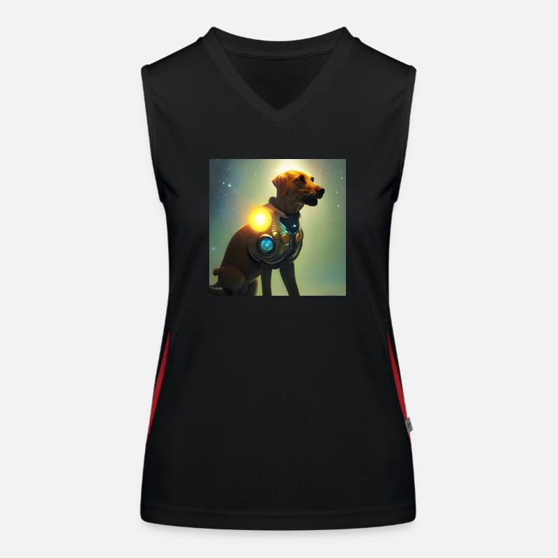 The Universe Dog Women's Functional Contrast Tank Top
