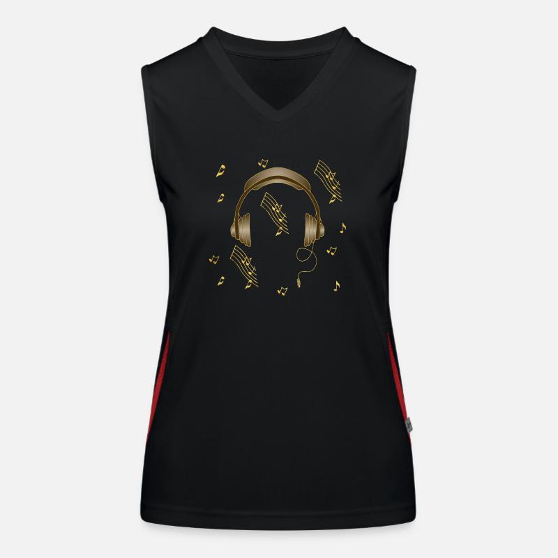Earphone Women's Functional Contrast Tank Top