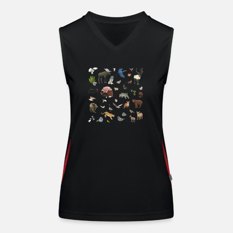 Kanada Funktionelles Kontrast-Tank Top für Frauen