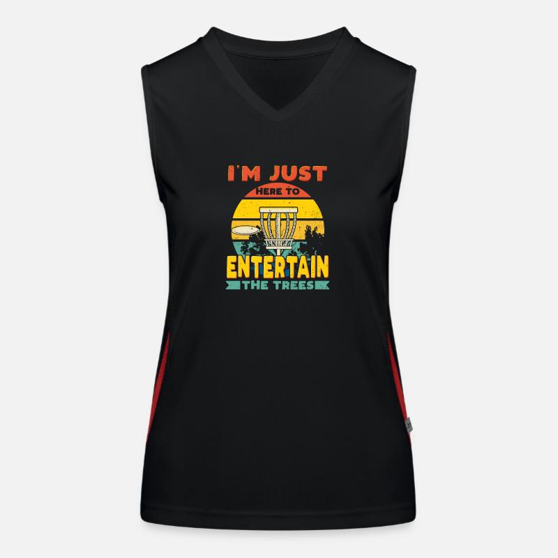 Devis Disc Golf Débardeur respirant contrasté Femme