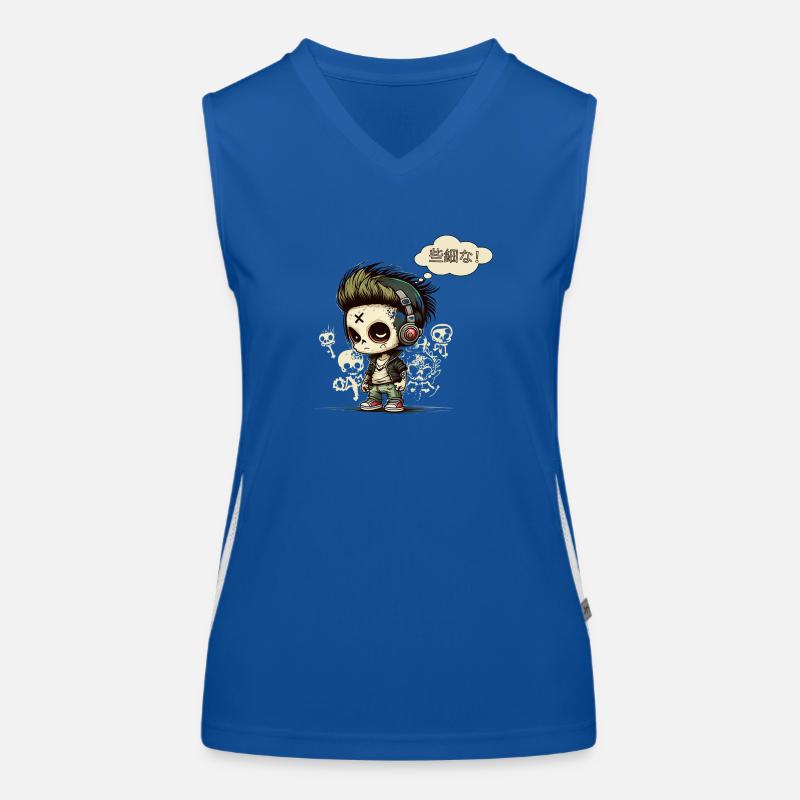 Anime Chibi Urban Graffiti | Unimportant! Women's Functional Contrast Tank Top