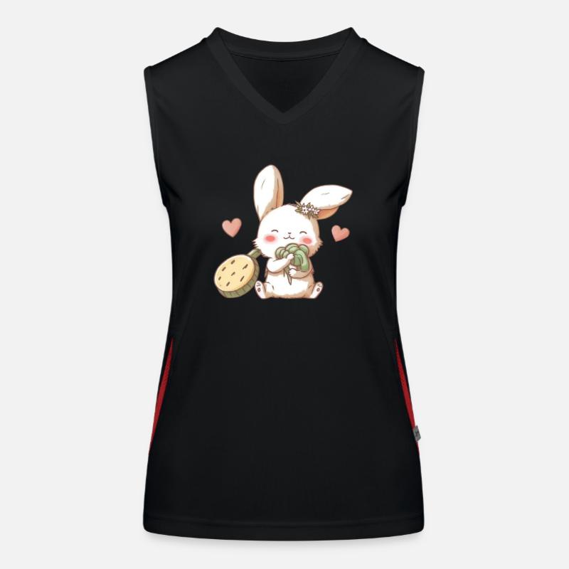 rabbit all cabbage Women's Functional Contrast Tank Top