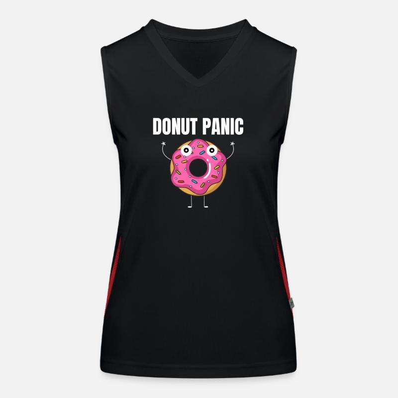 Donut Panic Débardeur respirant contrasté Femme