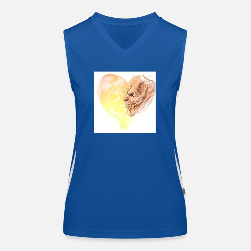 Krampus Percht Teufel 2321 Funktionelles Kontrast-Tank Top für Frauen