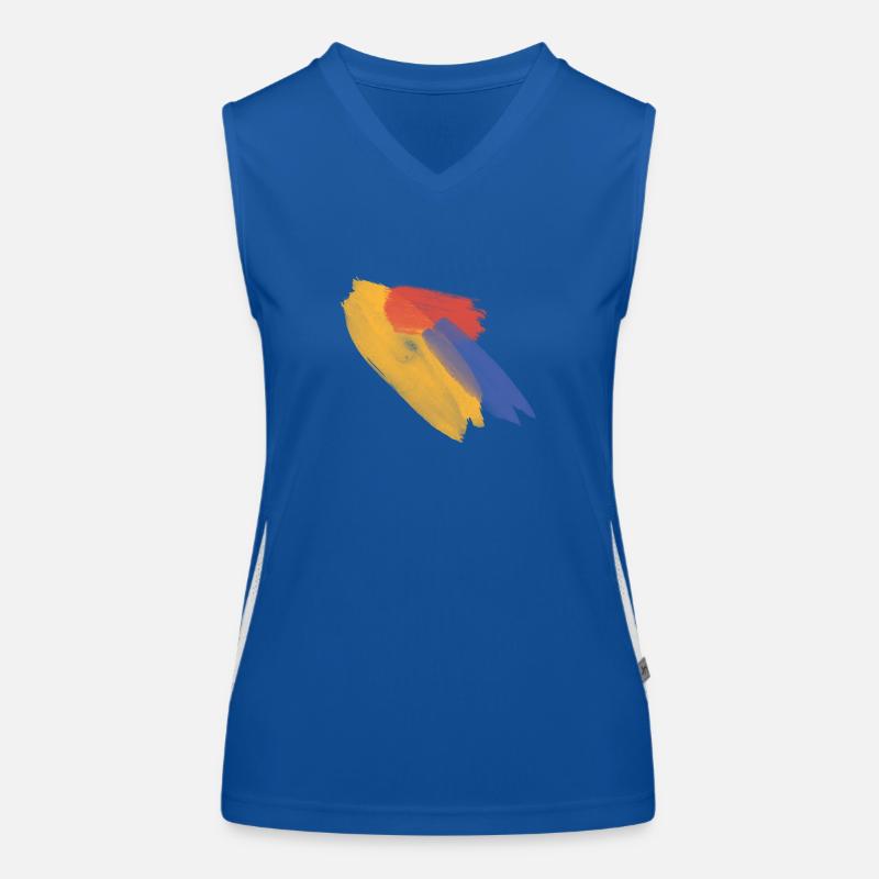 Regenbogen Funktionelles Kontrast-Tank Top für Frauen